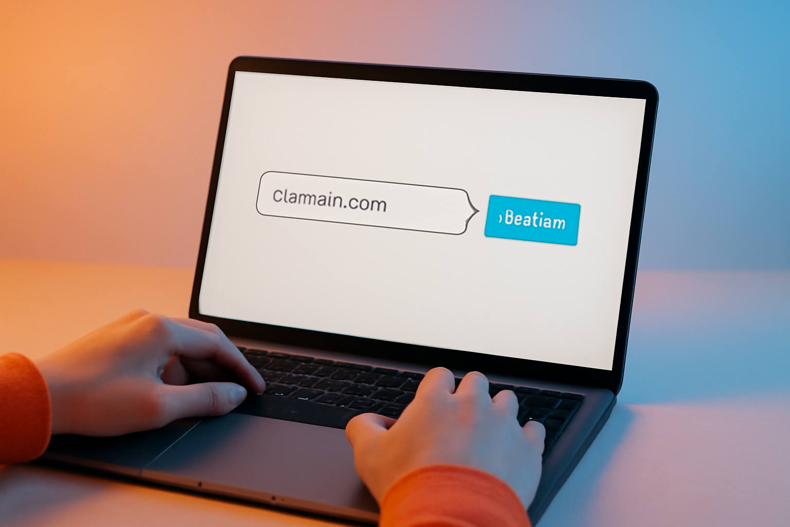 Ảnh chụp màn hình quy trình chuyển tên miền trên trang web nhà đăng ký