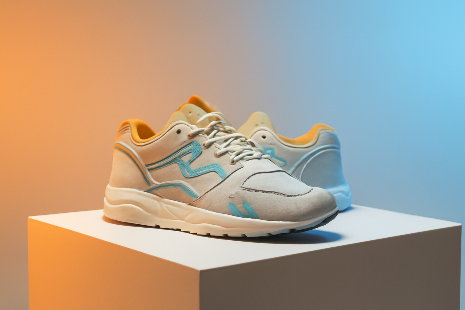 Một trưng bày giày sneaker phiên bản giới hạn có tại Footshop