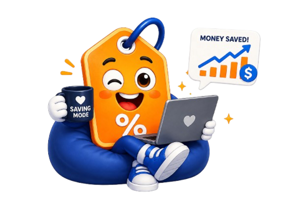 Promu mascot — saving-money